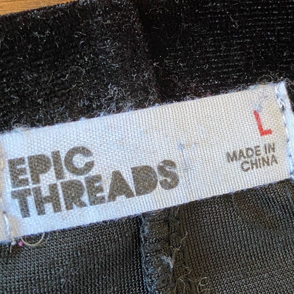 Epic Threads leggings VELVET Sz L - Picture 3 of 4